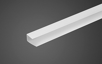 Профиль Полигаль Практичный белый  6,0 мм x2100 мм