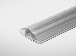 Профиль разъемный соединительный для поликарбоната 6-16 серебро, 6м