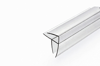 Профиль угловой для поликарбоната Полигаль Практичный прозрачный 4-6мм, 6м