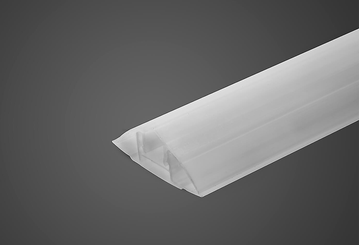 Профиль разъемный соединительный для поликарбоната 16 молочный 6м